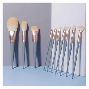 10 Makeup Brush Set Super Soft Refreshing Hand Foundation Loose Powder Eye Shadow