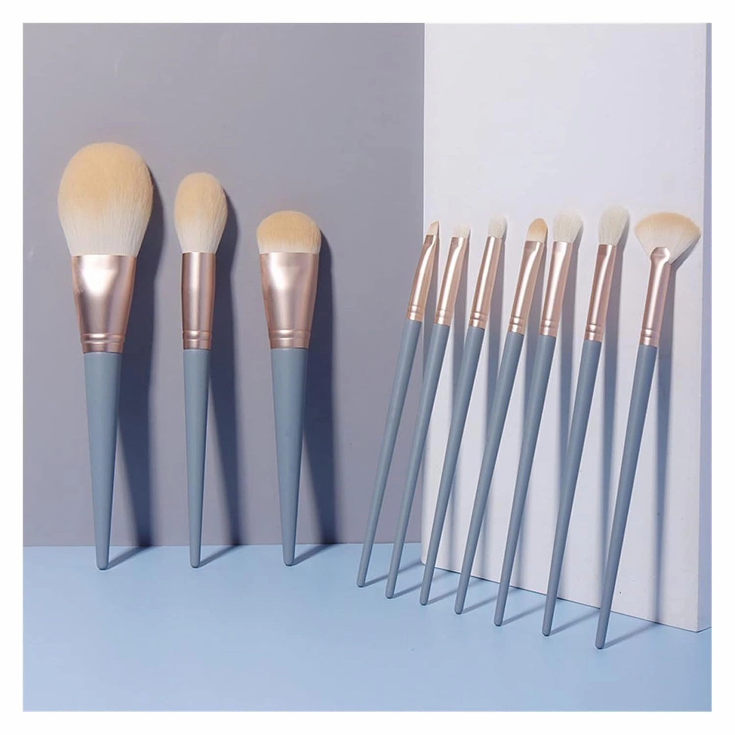 10 Makeup Brush Set Super Soft Refreshing Hand Foundation Loose Powder Eye Shadow
