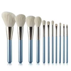 11 Pcs Makeup Brushes Set Professional Eyeshadow Foundation Blush Powder Eyeliner Eyelash Lip Make Up Brush Cosmetic Tool