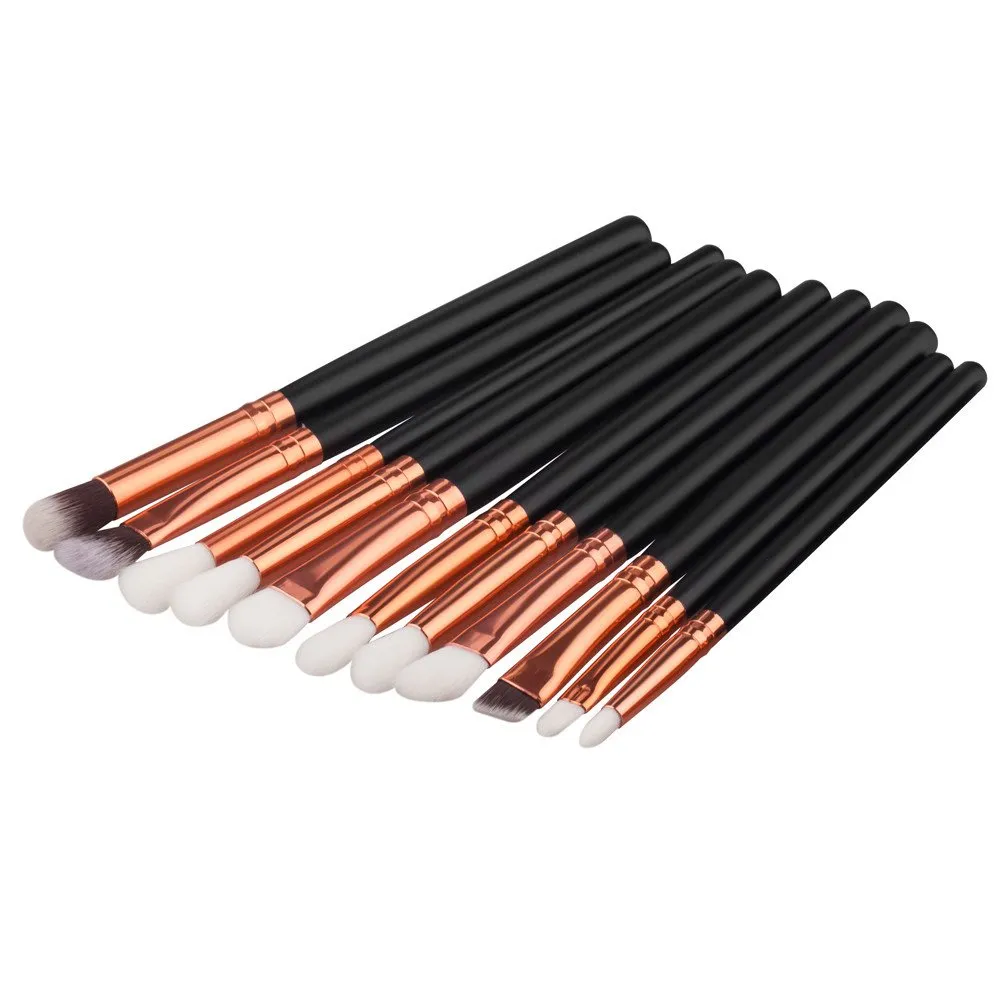 12 x Makeup Brushes Set Foundation Powder Eyeshadow Eyeliner Lip Brush Tool Foundation Blending Brush with Case