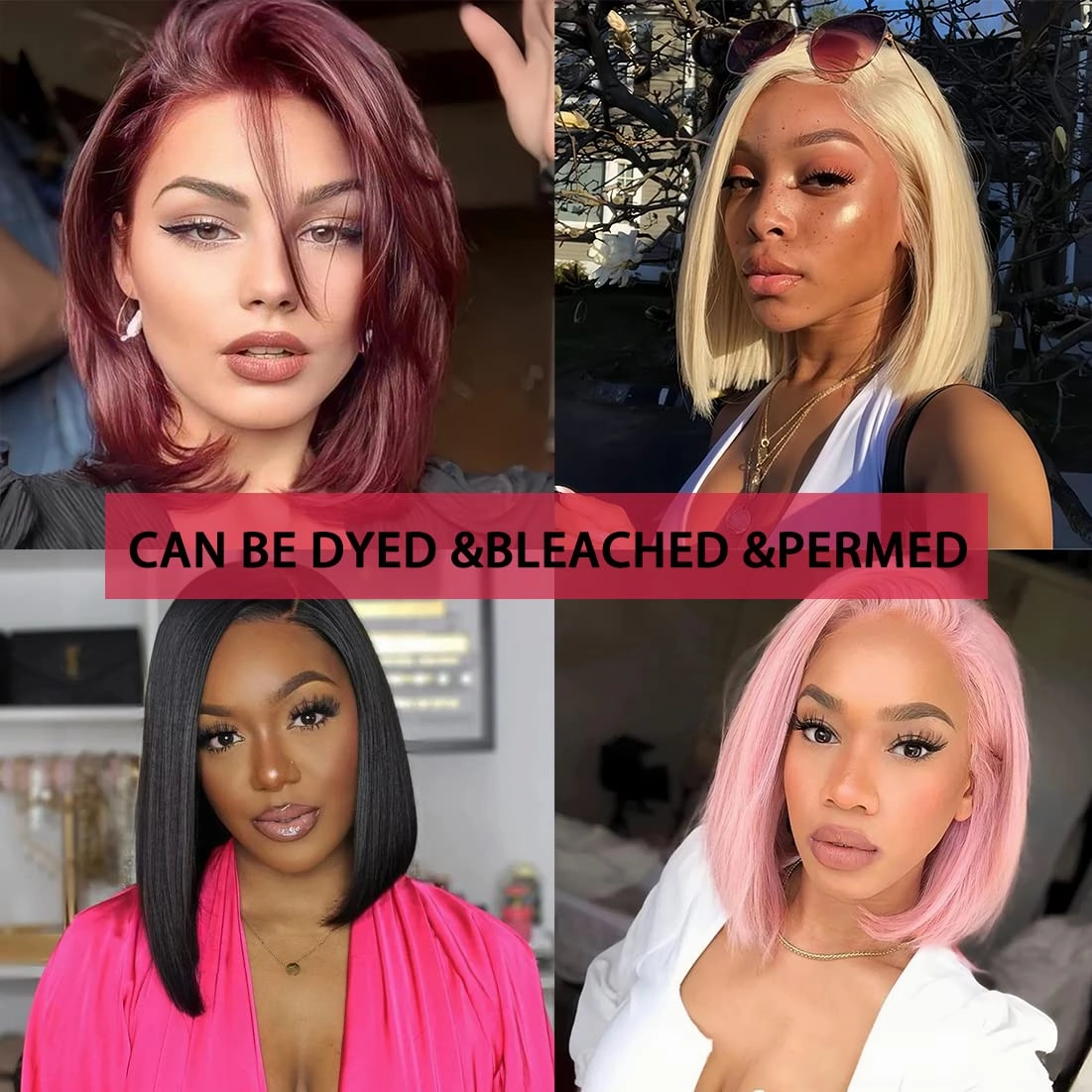 12 Inch 99j Burgundy Lace Front Wigs Human Hair Bob Wig Human Hair 13x4 Lace Front Wigs Human Hair Pre Plucked 180% Density Short Straight Bob Wig Natural Hairline Wine Red Wigs for Black Women