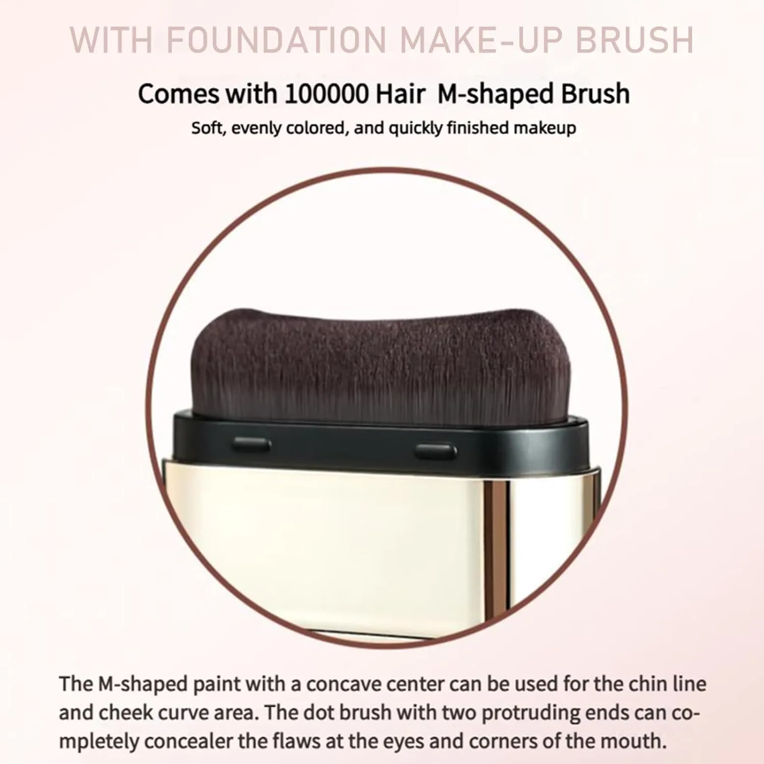 2025 NEW Vivien Beauty Foundation Stick - Vivien Beauty, 2 in 1 Vivienbeauty Foundation, Vivien Foundation Stick, Hydrating Lightweight Foundation Stick with Brush For All Skin Types (#02, 1pc)