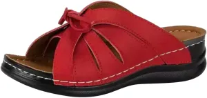 2025 Women Orthopedic Sandals Stylish Ladies Dressy Casual Shoe with Arch Support Breathable Walking Footwear Indoor/Outdoor Slip-On Open Toe Soft Sole Slides Summer Beach Vacation Slippers