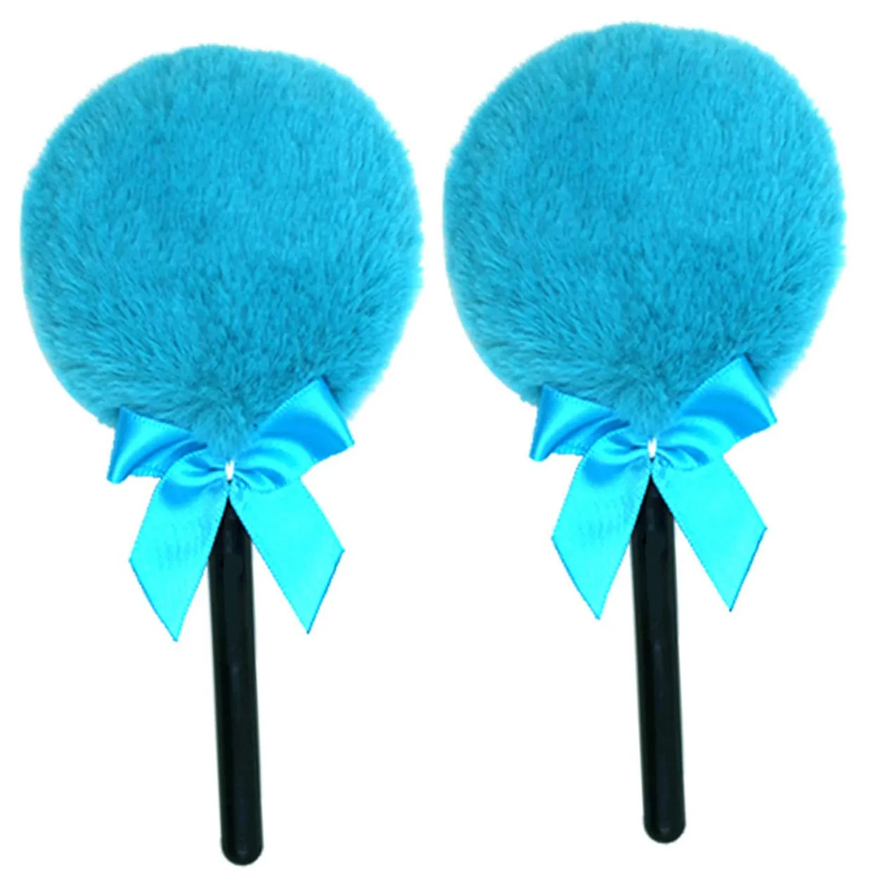 2pcs Powder Puff Triangle Makeup Puff Cotton Candy Puffs Esponjas Para Maquillaje Makeup Pads Lollipop Makeup Puff Face Makeup Puff Face Powder Puff Makeup Loose Powder Puff Handle