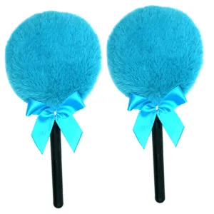 2pcs Powder Puff Triangle Makeup Puff Cotton Candy Puffs Esponjas Para Maquillaje Makeup Pads Lollipop Makeup Puff Face Makeup Puff Face Powder Puff Makeup Loose Powder Puff Handle