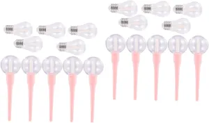 2sets 10pcs Lip Gloss Tube Refillable Empty Bottles for Travel Durable Leak Design for DIY Lip Gloss Samples Present for Beginners 10pcs*2
