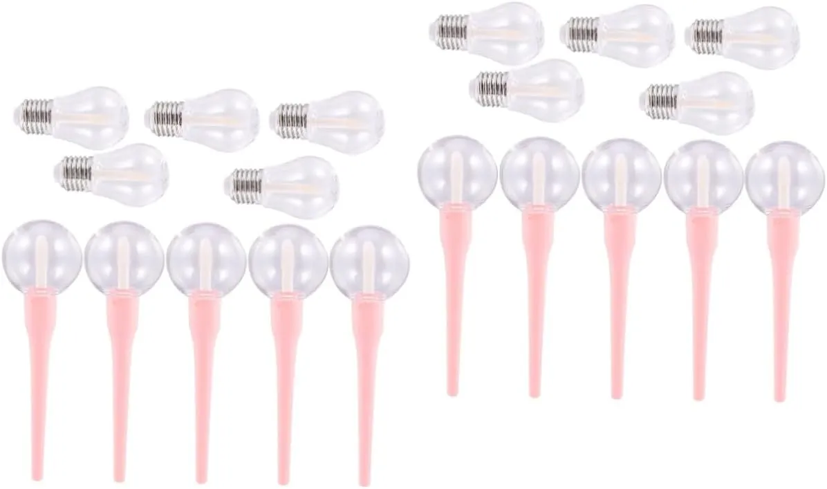2sets 10pcs Lip Gloss Tube Refillable Empty Bottles for Travel Durable Leak Design for DIY Lip Gloss Samples Present for Beginners 10pcs*2