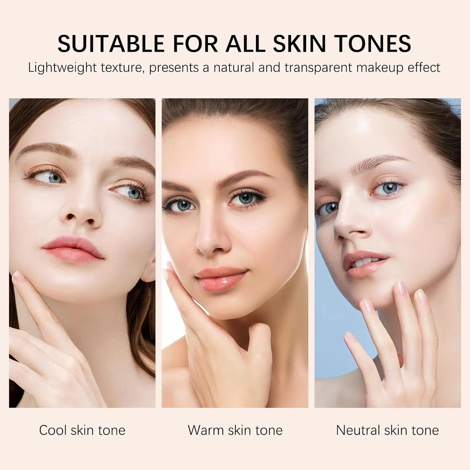 3 In 1-Foundation Stick, Flawless Eraser Foundation Stick With Brush, SPF 50     Multi-Use Makeup Lightweight, Moisturizing Double (Light)