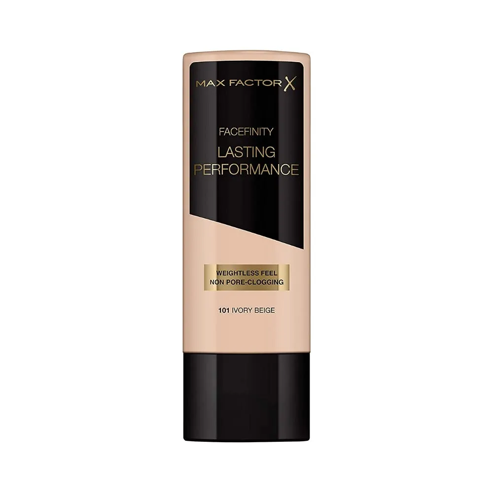 3 x Max Factor Lasting Performance Weightless Feel Foundation 101 Ivory Beige