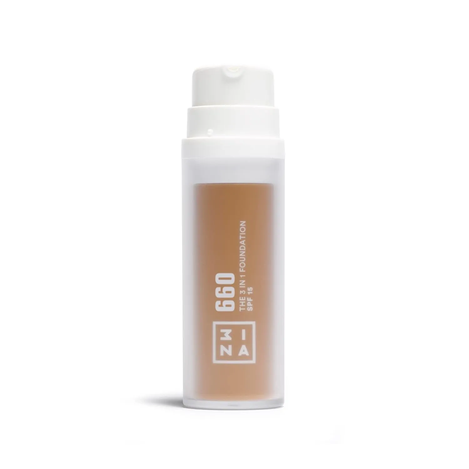 3INA The 3-In-1 Foundation 660 - Vegan Formula - Combination Of Primer, Concealer And Foundation - Medium Coverage - Natural Finish - Perfect For Covering Lines And Blemishes - Long Lasting - 1.01 Oz