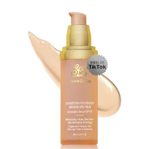 4 in 1 foundation Liquid- Hydrating Medium full coverage concealer with，SPF 50 