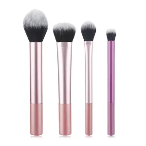 4 pcs of makeup brush sets, beginner powder brush, powder blusher brush, eye shadow brush, beauty tools