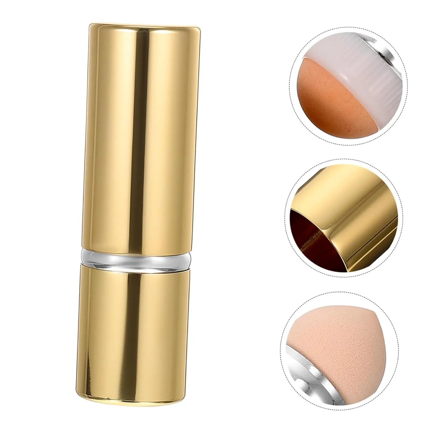 4pcs Absorbing Roller Stick Dual-use Makeup Sponge Oil Control Tool for Oily Skin Portable Facial Roller for Lightweight Design Reusable