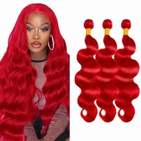 5DL RED BB 28 30 32 inch Hair Extensions