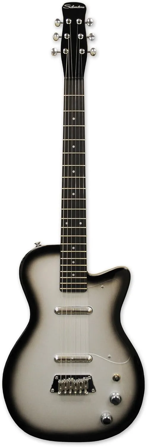 6 String Solid-Body Electric Guitar, Right, Silverburst, standard (1303SVB)