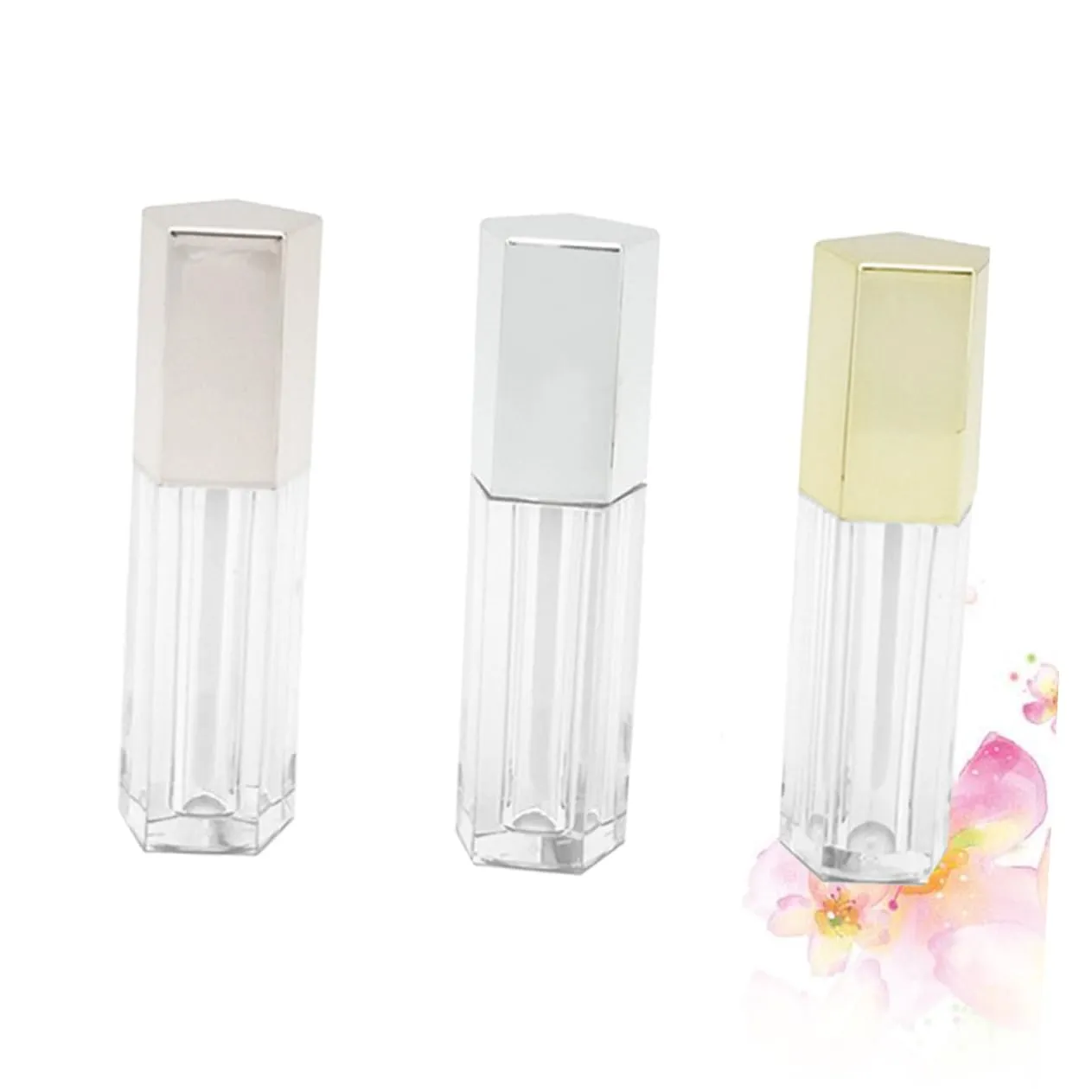 9 PCS Refillable Lip Balm Bottle lip oil lip gloss Empty Lip Gloss Bottles refillable lip oil bottles lip wand bottles DIY Lipstick Empty Tube lip gloss vials lipstick box cosmetic