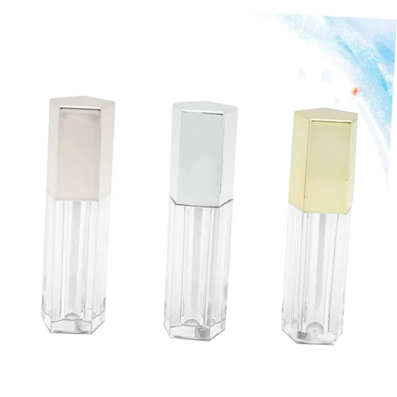 9 PCS Refillable Lip Balm Bottle lip oil lip gloss Empty Lip Gloss Bottles refillable lip oil bottles lip wand bottles DIY Lipstick Empty Tube lip gloss vials lipstick box cosmetic