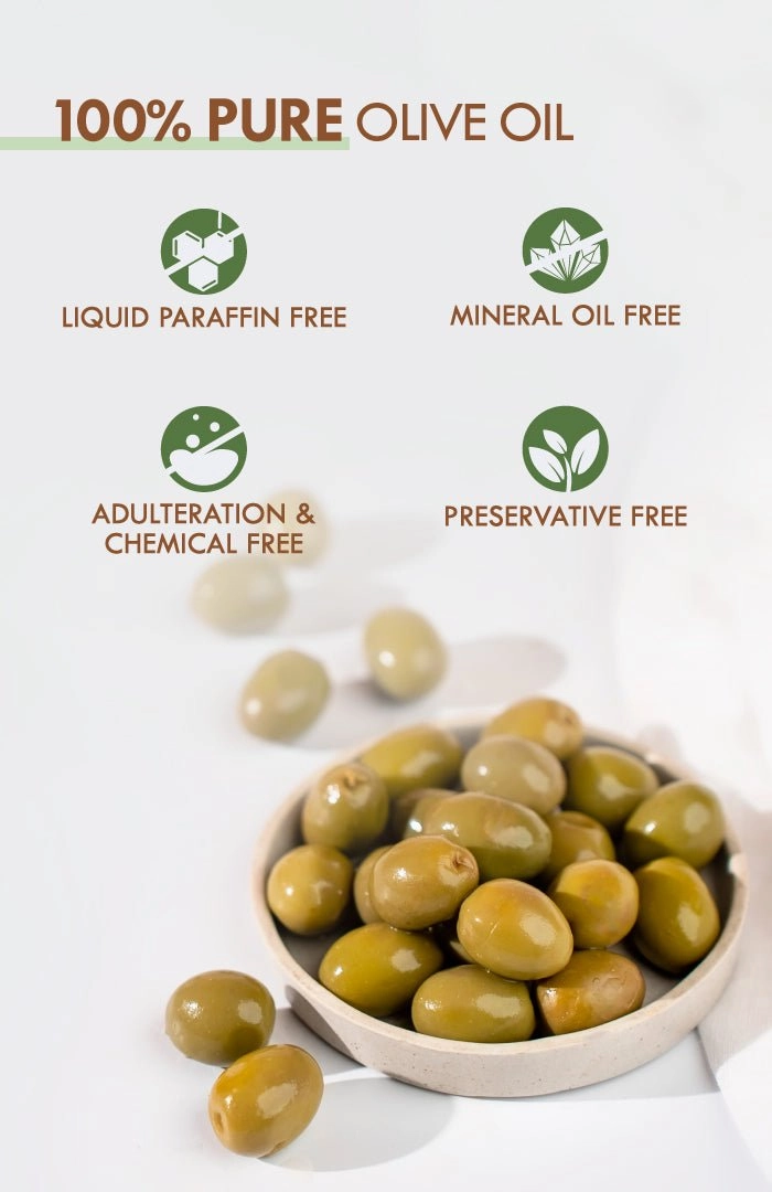 <strong>Pure Olive Oil 200ml</strong><br><i>Non-Refined, LLP Free</i>