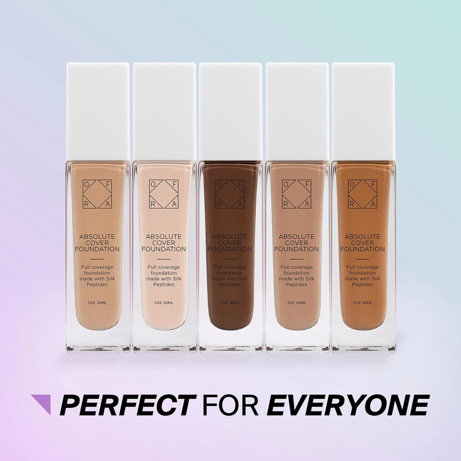 Absolute Cover Foundation #7 | Liquid Medium Coverage Foundation with Natural FInish | Oil-Free Face Makeup | Medium Tan Shade with Neutral Undertone | 1oz/30ml
