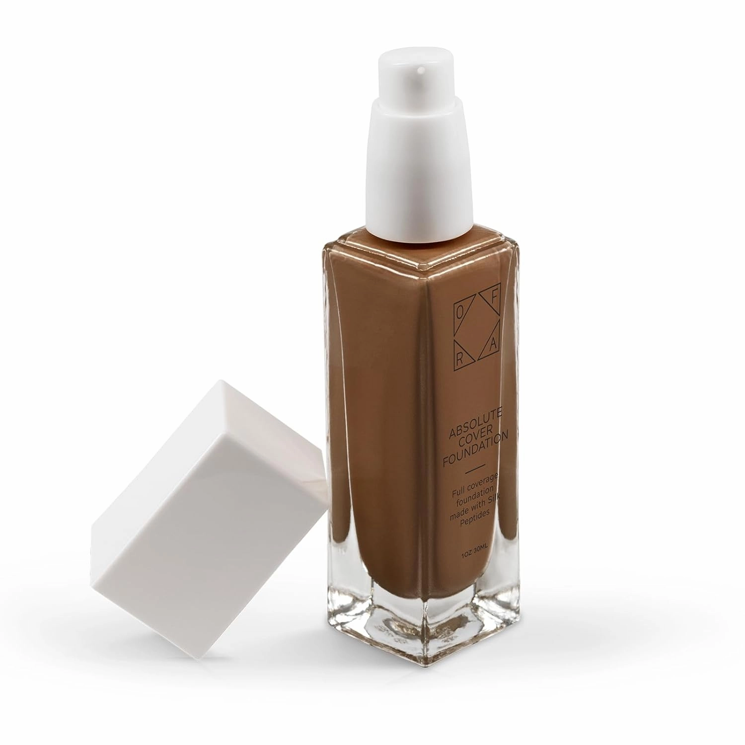 Absolute Cover Foundation #9 | Liquid Medium Coverage Foundation with Natural FInish | Oil-Free Face Makeup | Tan Deep Shade with Warm Undertone | 1oz/30ml