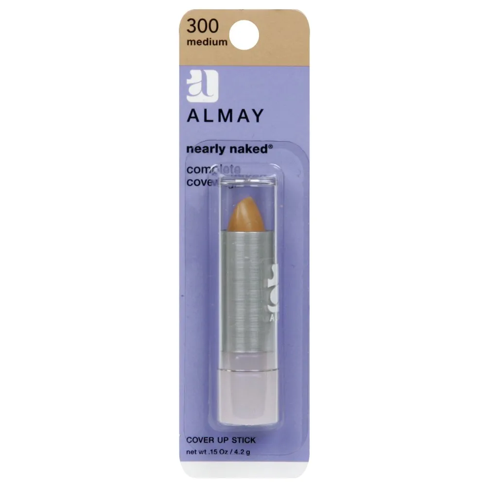 Almay Nearly Naked Cover Up Stick, Medium 300, 0.15 Ounce Package