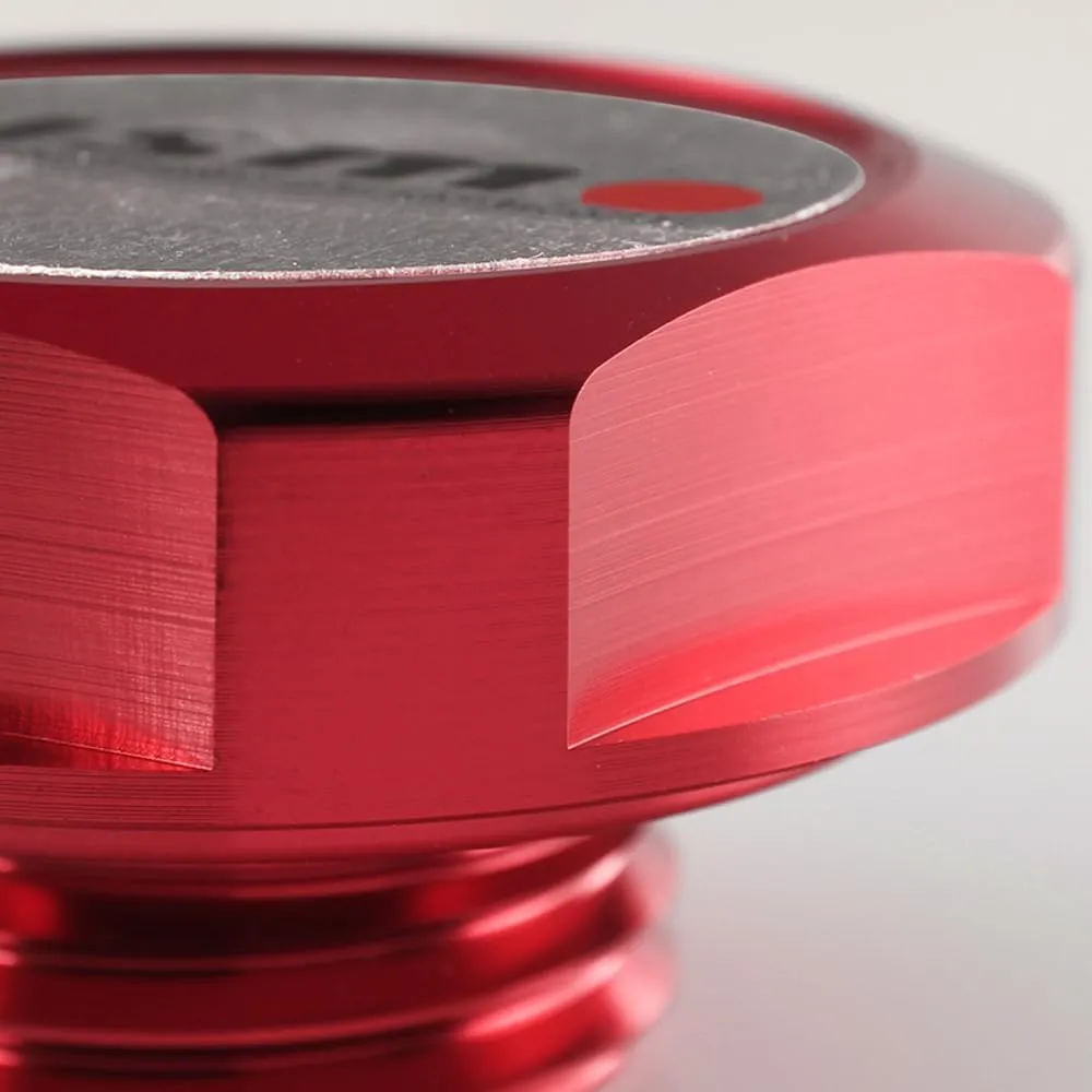 Aluminum Alloy Gas Engine Oil Filler Cap Plug Cover Compatible with Nissan Nismo 240sx 350z 370z RX7 G35 G37 GT-R Livna Qashqai Sunny Sylphy Tiida (NISMO#1-Red)