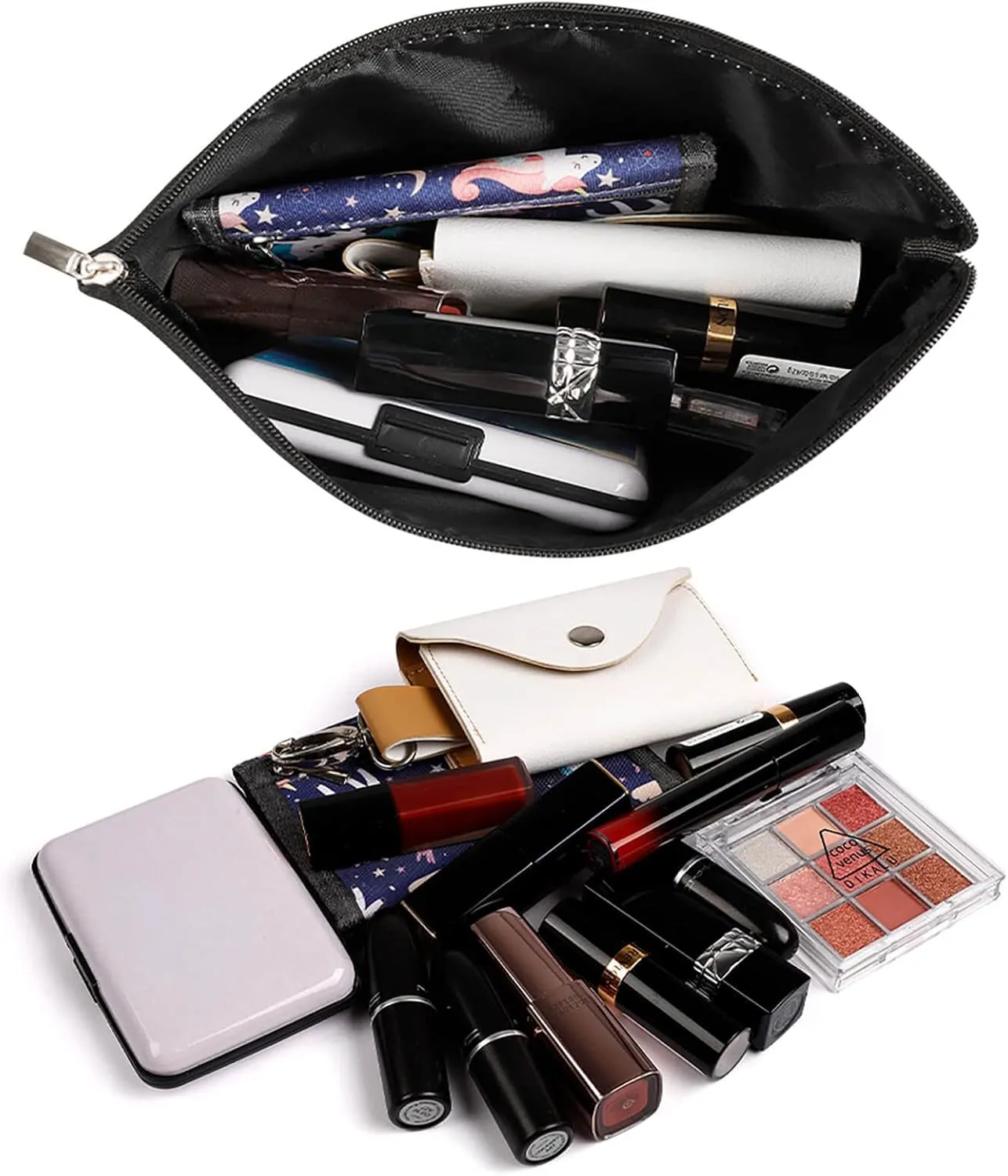 American Red Line Yellow Softball Large Capacity Portable Hand-held Makeup Bag
