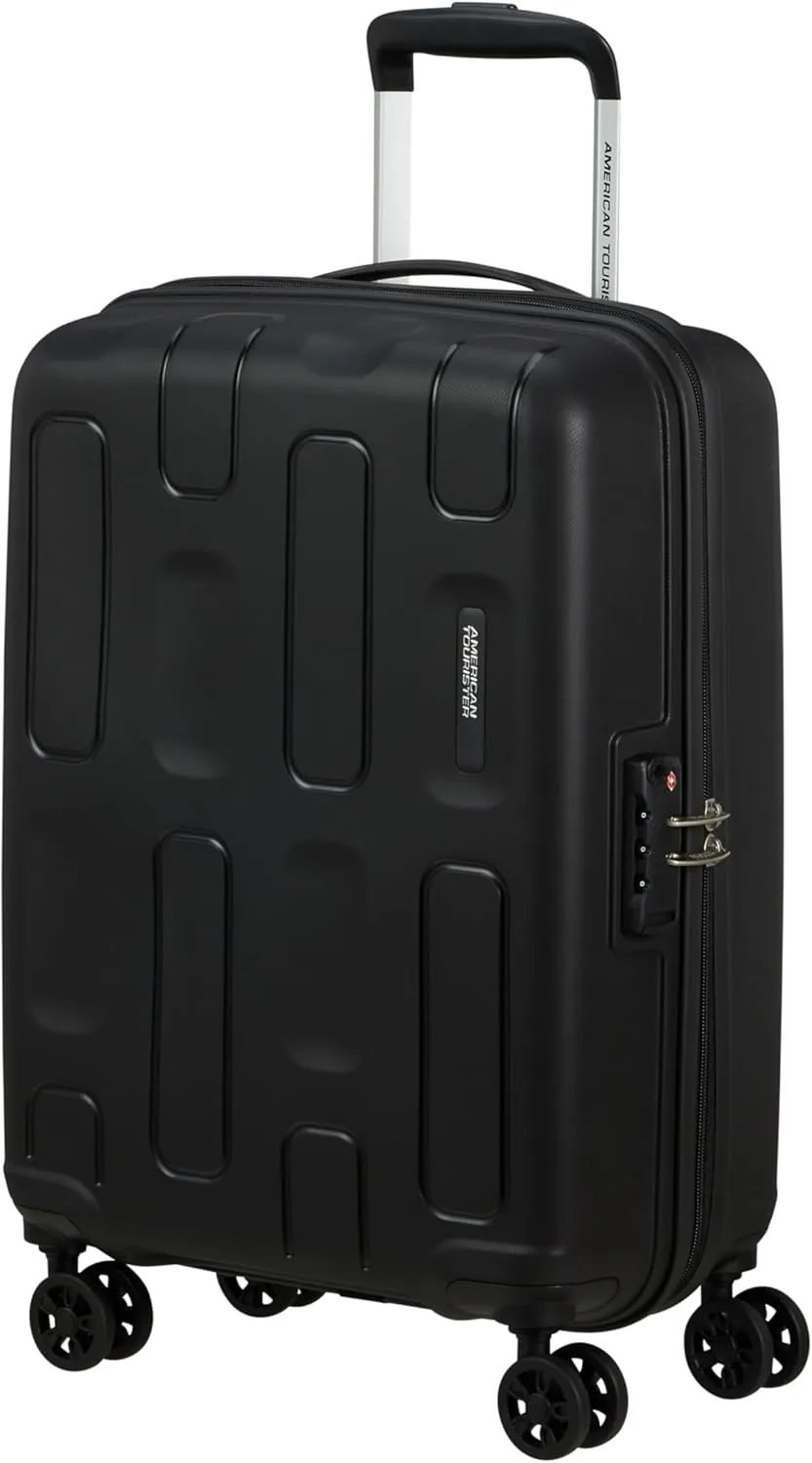 American Tourister Carry-on Luggage, Black (Black), S (55 cm-32 L)