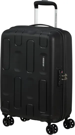 American Tourister Carry-on Luggage, Black (Black), S (55 cm-32 L)