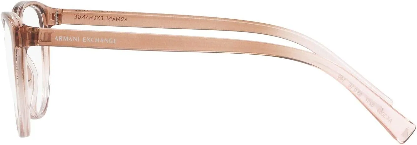 Armani Exchange Women's Ax3053 Square Prescription Eyewear Frames