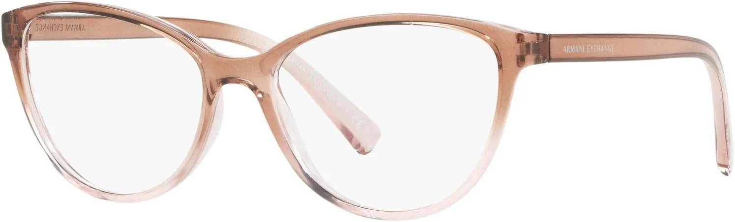 Armani Exchange Women's Ax3053 Square Prescription Eyewear Frames