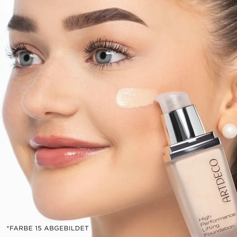 ARTDECO High Performance Lifting Foundation - reflecting rosewood N°25 - reduces wrinkles for firmer skin & soft matte finish - vegan makeup - Liquid foundation with hyaluron - 1.05 Fl Oz