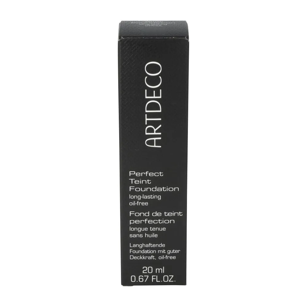ARTDECO Perfect Teint Foundation - Cool Cashew N°32 - Lightweight Liquid Formula - Medium to Full Coverage - Without Mask-Like Effect - Conceals Imperfections - Vegan Makeup - Hyaluron - 0.67 Fl Oz