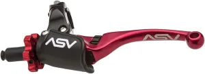 ASV Unbreakable F4 Off-Road Clutch Lever w/PRO Hotstart Perch # CD F406PH - Red