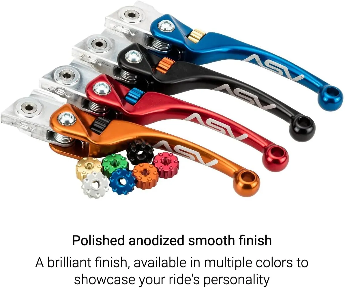 ASV Unbreakable F4 Quad ATV Clutch and Brake Lever w/Perch # BCF4A106SX - Red