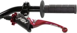 ASV Unbreakable F4 Quad ATV Clutch Lever # CD F409 - Shorty Red