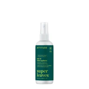 ATTITUDE Nourishing Hair Oil, EWG Verified, Natural Origin, Frizz Control Vegan Oil Complex, Softens & Nourishes Dry Hair, Dermatologically Tested, For All Hair Types, 100 mL