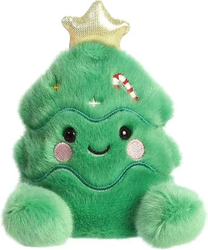 Aurora World Palm Pals 2 Piece Christmas Holiday Plush Bundle, Santa Claus and Jubilee Tree (Santa/Christmas Tree)