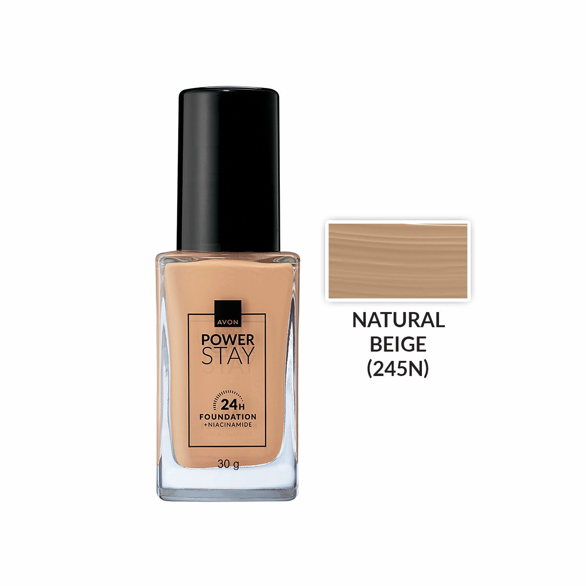 Avon Power Stay 24-Hour Liquid Foundation with Niacinamide 30g