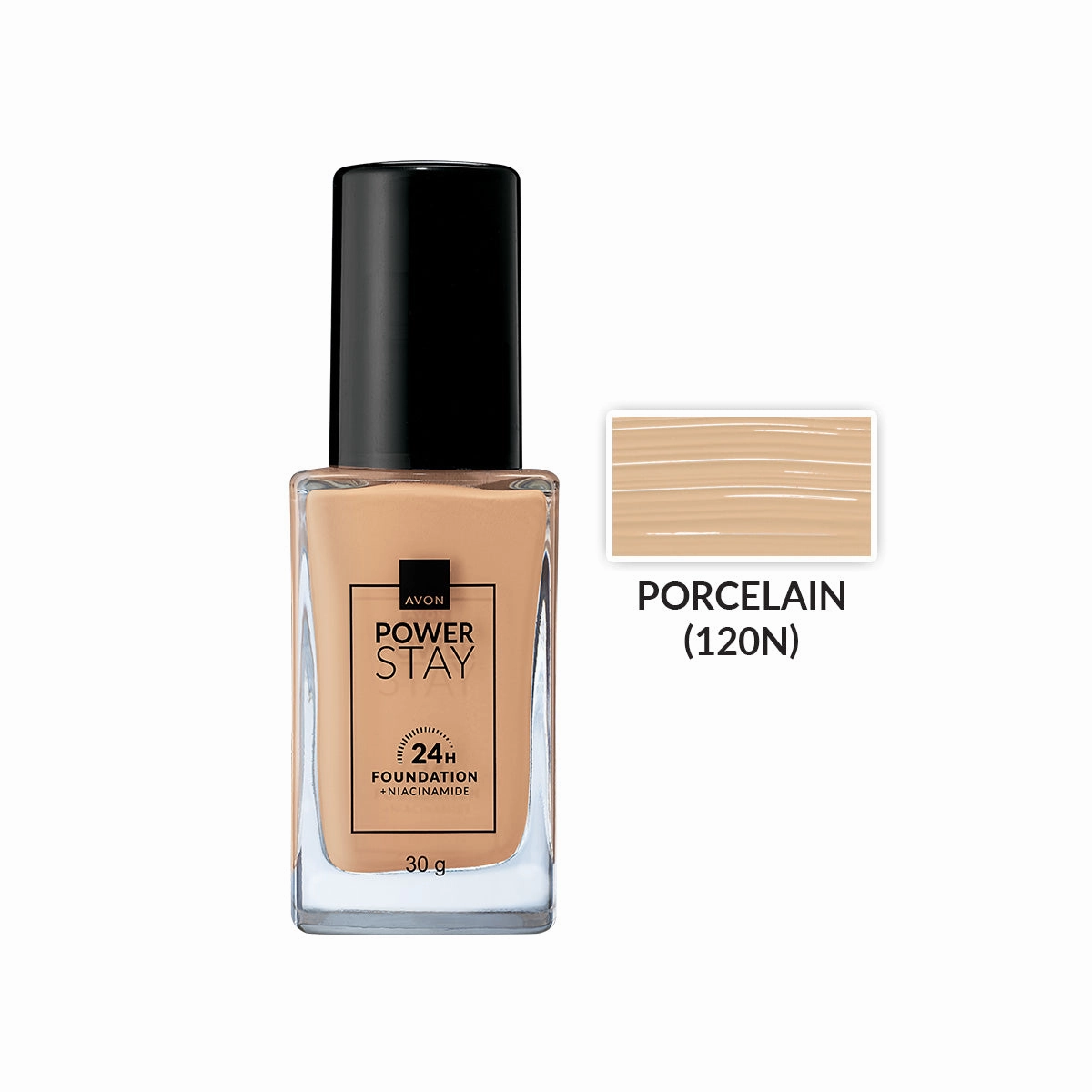 Avon Power Stay 24-Hour Liquid Foundation with Niacinamide 30g
