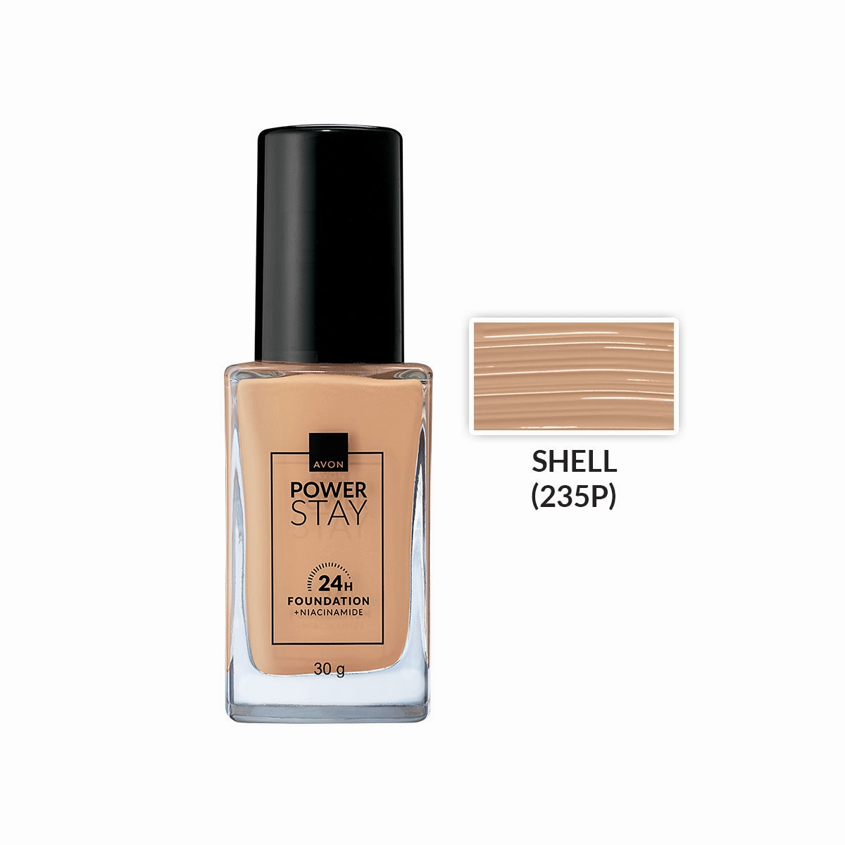 Avon Power Stay 24-Hour Liquid Foundation with Niacinamide 30g