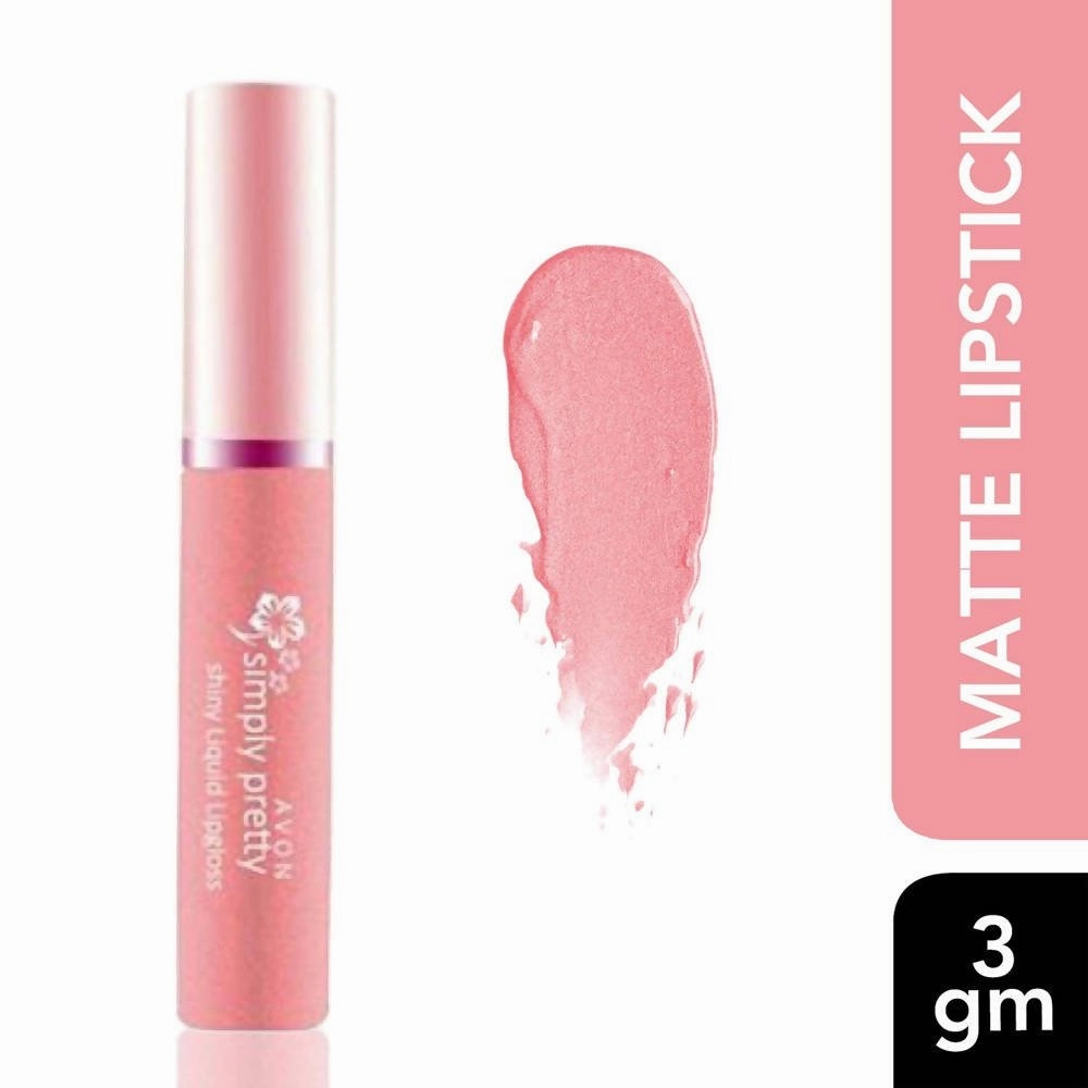 Avon Simply Pretty Shiny Liquid Lipgloss - Pink Sparkles