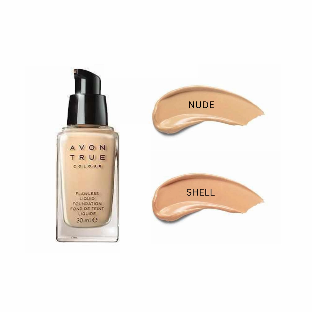 Avon True Color Flawless Liquid Foundation SPF15 30mL | Choose A Shade