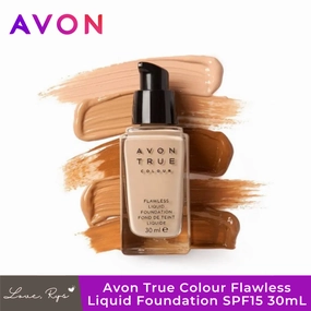 Avon True Color Flawless Liquid Foundation SPF15 30mL | Choose A Shade