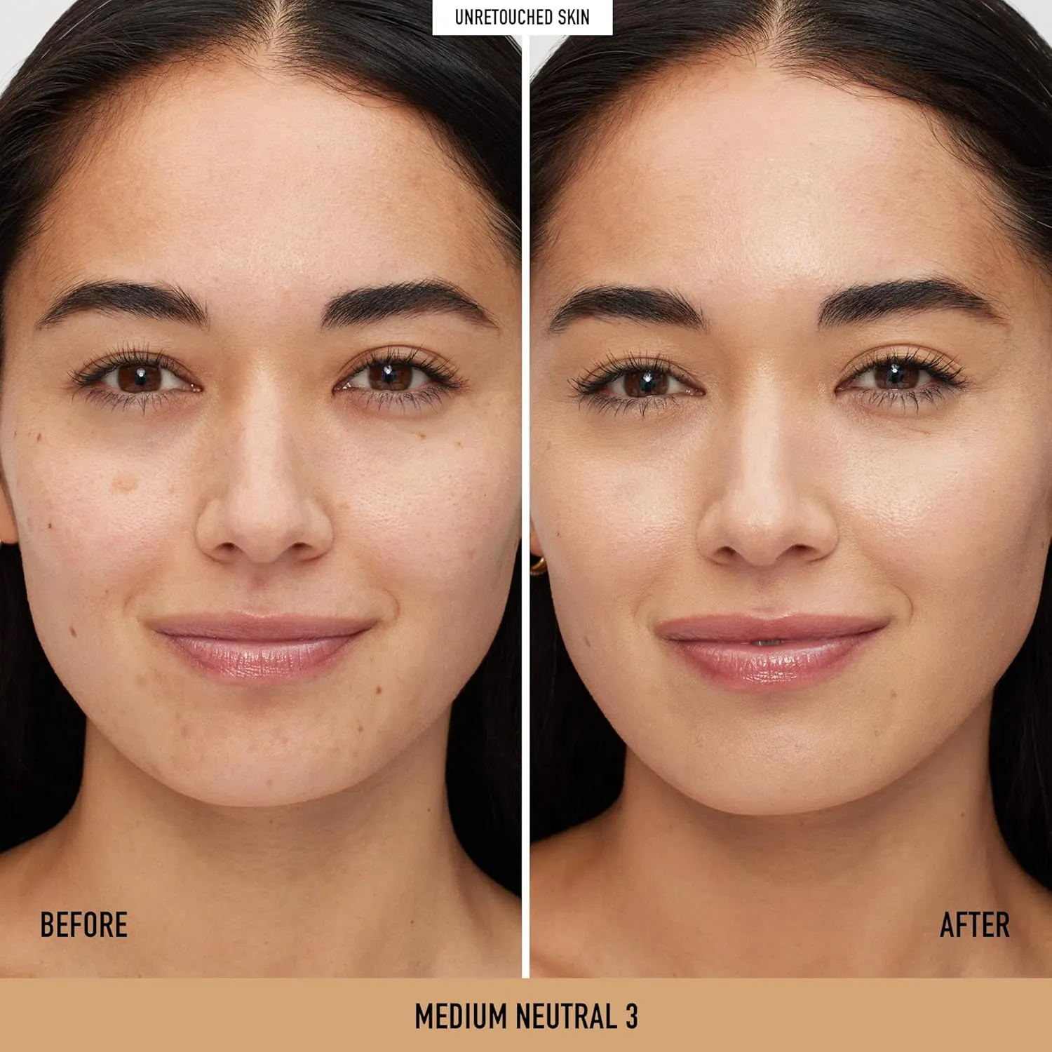 bareMinerals Original Pure Serum Radiant Natural Liquid Foundation Mineral SPF 20, Hydrating Skin Tint, Dewy Finish, Lightweight, Medium Coverage, Non-Comedogenic, Vegan