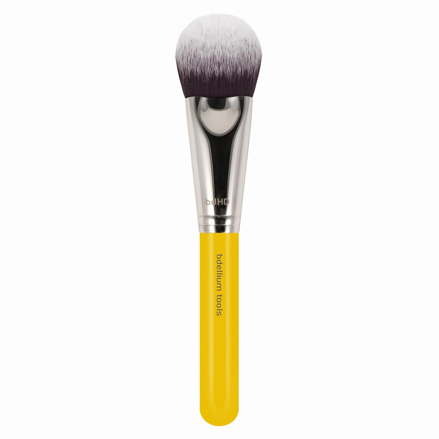 Bdellium Tools Professional Makeup Brush - Studio Series 988 BDHD Phase I Large Face Foundation/Powder - With Soft Synthetic Fibers, For Application & Blending (Yellow, 1pc)