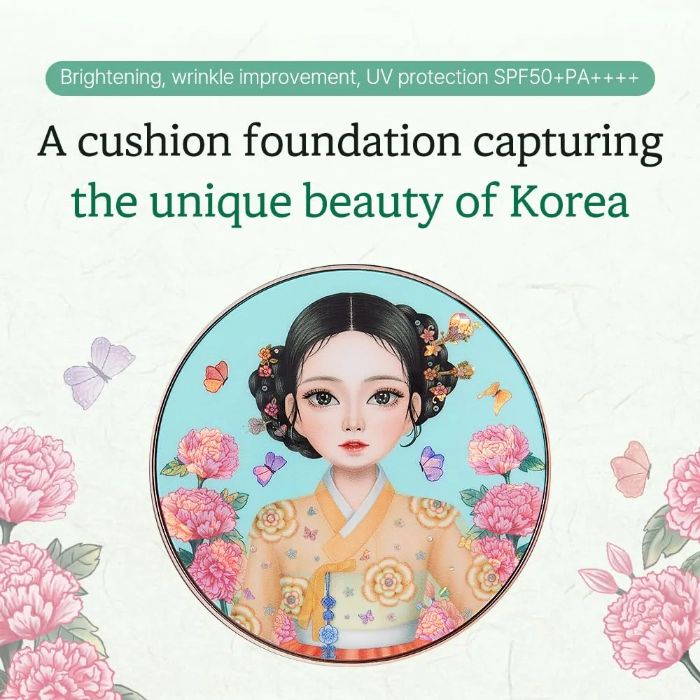 BEAUTYPEOPLE Full Cover Cushion Natural Long Lasting Make Up Liquid Foundation_#21 Cover Beige_Ver1