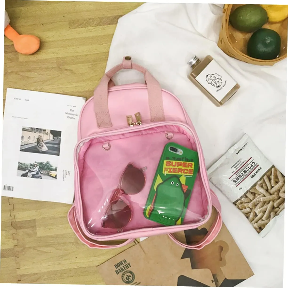 BESPORTBLE Candy Backpack School Bag for Girls Women Boys and Girls Men Large Capacity Easy Zippered Design