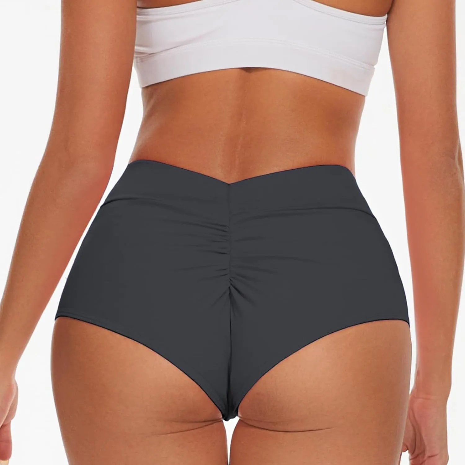 Biker Shorts Women Women Butt Lifting Shorts Pockets High Waisted Biker Anti Cellulite Up Workout Gym Shorts