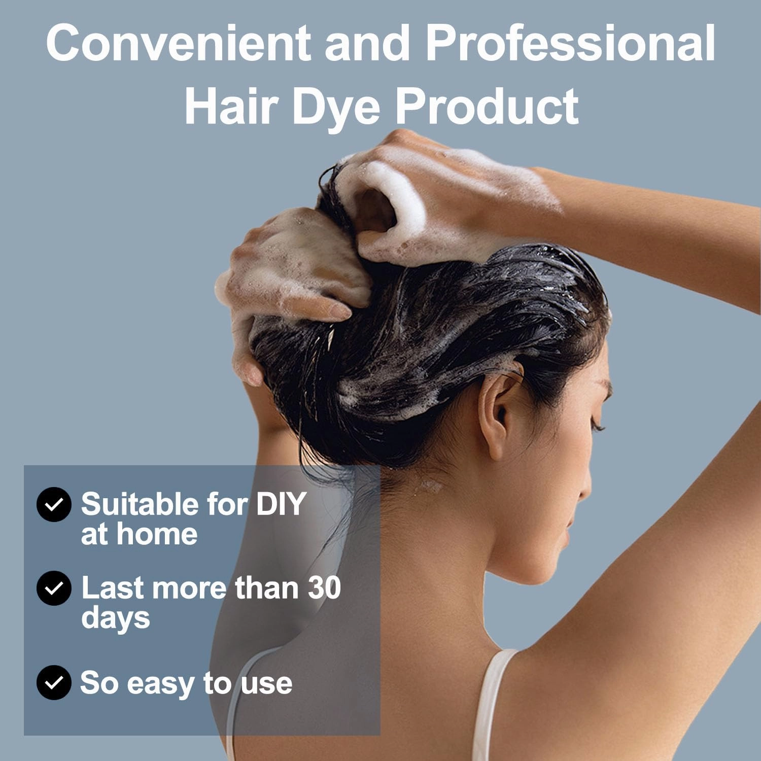 Blonde Brown Hair Dye, Hair Dye Shampoo for Women & Men, Color Shampoo Hair Dye, Shampoo Para Pintar El Cabello 16.9 Fl Oz, Safe and Natural Champu Para Canas (Blonde Brown)